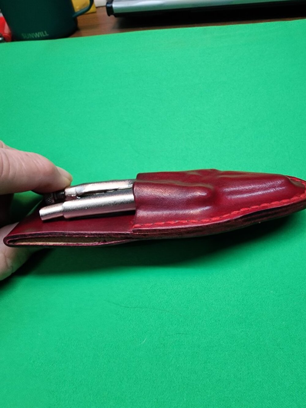 New Homemade Leather Pouch with Mastercraft Mini Vice Grips - Picture 13 of 15